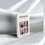 Long Coffin Butterfly Press-On Nails